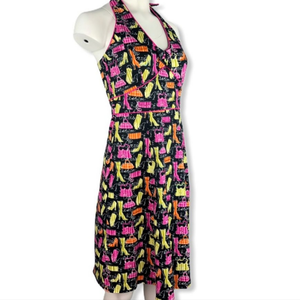 Yves Cossette Depeche. Bags & Shoes  Halter Dress SZ.12